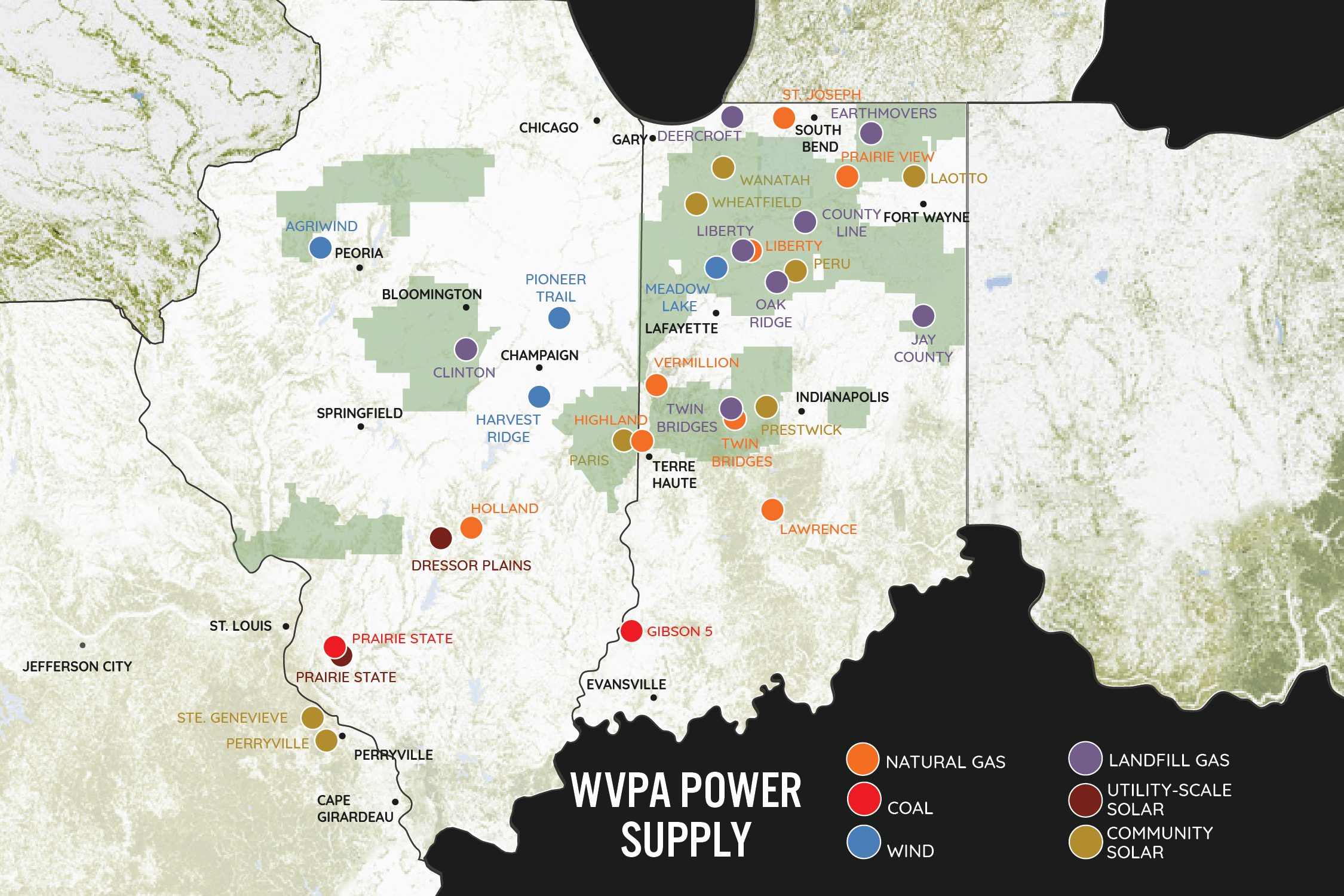 Power Supply Map